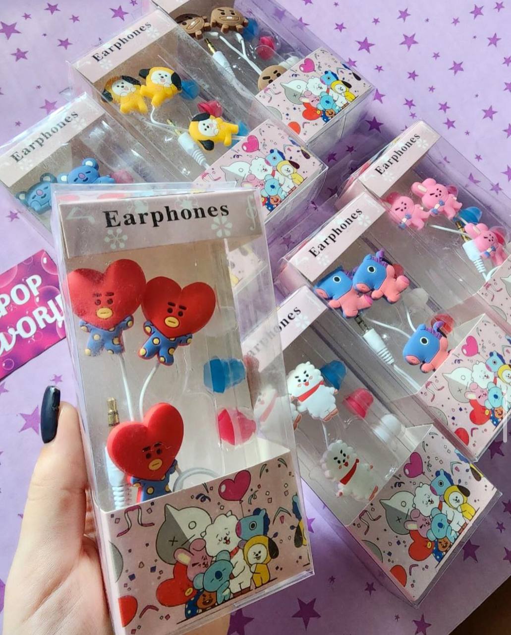 Навушники з BT21 код товару 1009 - Зображення 2