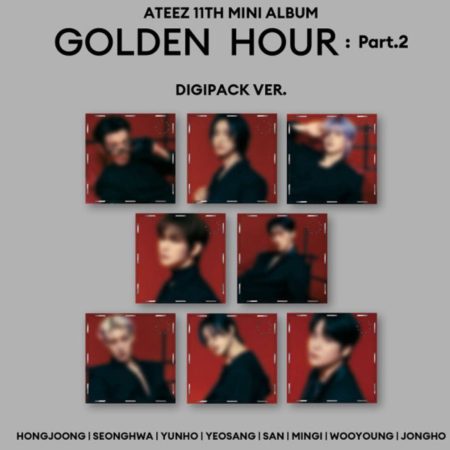 ATEEZ - 11th Mini Album GOLDEN HOUR : Part.2 (DIGIPACK VER.)