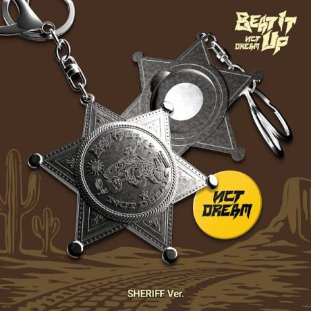 Брелок NCT Dream «Beat It Up» у вигляді зірки шерифа, версія SHERIFF