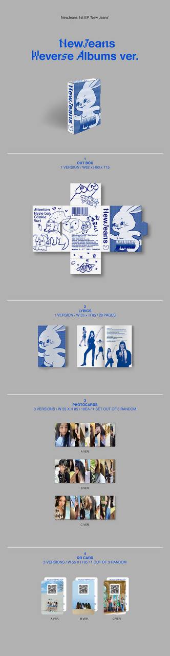 NewJeans - 1st EP New Jeans (Weverse Albums ver.) - Зображення 2
