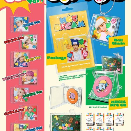 Рекламний постер NCT Dream «Candy» (SMini Ver.) з комплектом: упаковка, брелок-ланцюжок, NFC CD, SMini-кейс і фотокартка у 7 версіях учасників