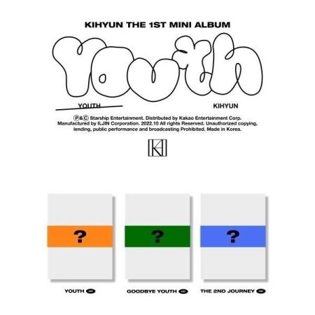 KIHYUN (MONSTA X) - YOUTH (1st Mini Album)