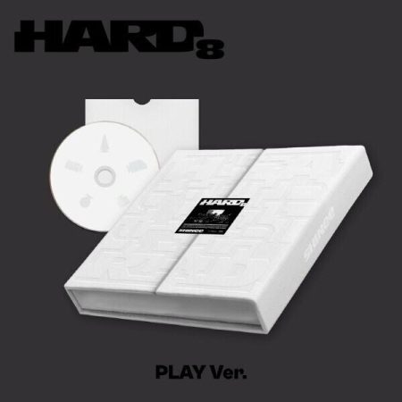 Білий альбом SHINee «HARD» (8-й студійний альбом) у версії PLAY з фірмовою коробкою та диском.