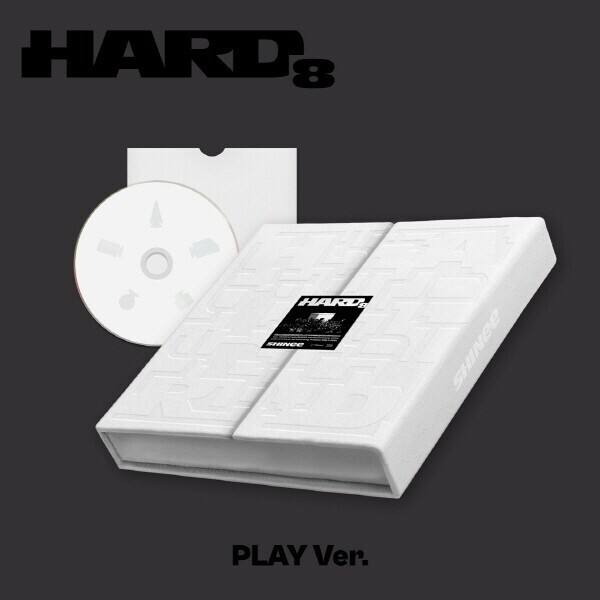 Білий альбом SHINee «HARD» (8-й студійний альбом) у версії PLAY з фірмовою коробкою та диском.