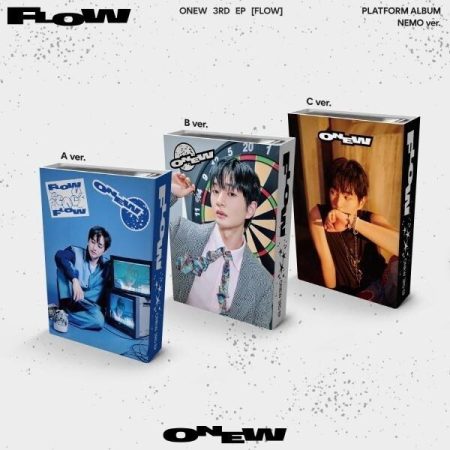 Платформ-альбом NEMO ver. ONEW (SHINee) — 3-й міні-альбом FLOW у трьох версіях (A, B, C).