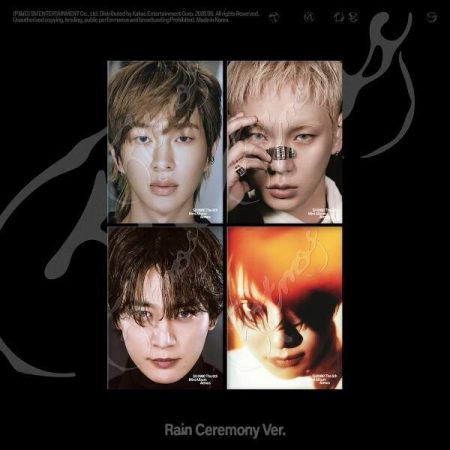 Міні-альбом SHINee Atmos у версії Rain Ceremony — чотири обкладинки з портретами учасників гурту.
