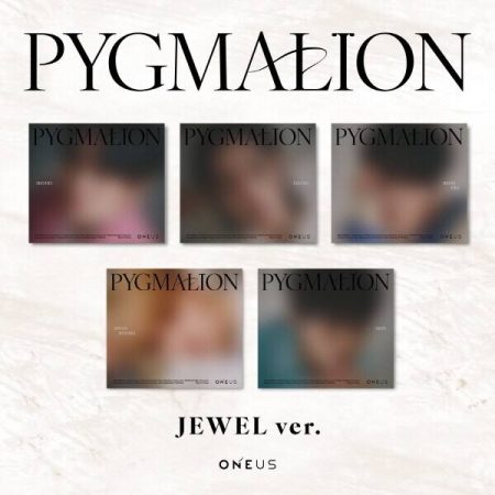 5 варіантів альбому ONEUS PYGMALION у Jewel версії з обкладинками учасників гурту.